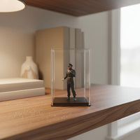 1:72 Scale Figure Pre-Painted Combatant Figure Non-Assembly Miniature for Display