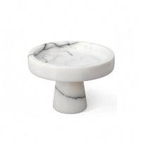 Fruit Tray Sculptural Stone Tray Tabletop Ornament Polished Centerpiece Smooth for Coffee Table, Entryway