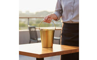 Sturdy Construction Fried Chicken Container Portable Stainless Steel Snack Container Multi-Purpose for Restaurants, Bar