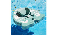 Adjustable Non-Inflatable Baby Buoy 2-in-1 Design Baby Swim Swimming Aid Infant Swim Float with Seat for Babies, Infants 0-3 Years, Toddlers, Bathtime