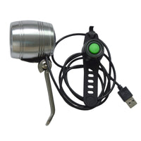 Vintage Retro Bike Headlight Metal Cycle Front Light with Bracket Sturdy Cycle Headlight Waterproof for Cyclists, Night Riding