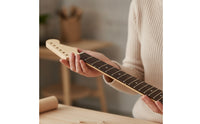 22-Fret Guitar Neck Smooth Guitar Neck with Fingerboard Fretboard Polished Maple for Luthier
