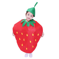 六一儿童节水果服装蔬菜衣服幼儿园草莓菠萝葡萄辣椒香蕉表演出服