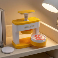 Pattern Sheets Badge Making Kit Includes Cutter Manual Badge Press Compact Button Making Machine Plastic