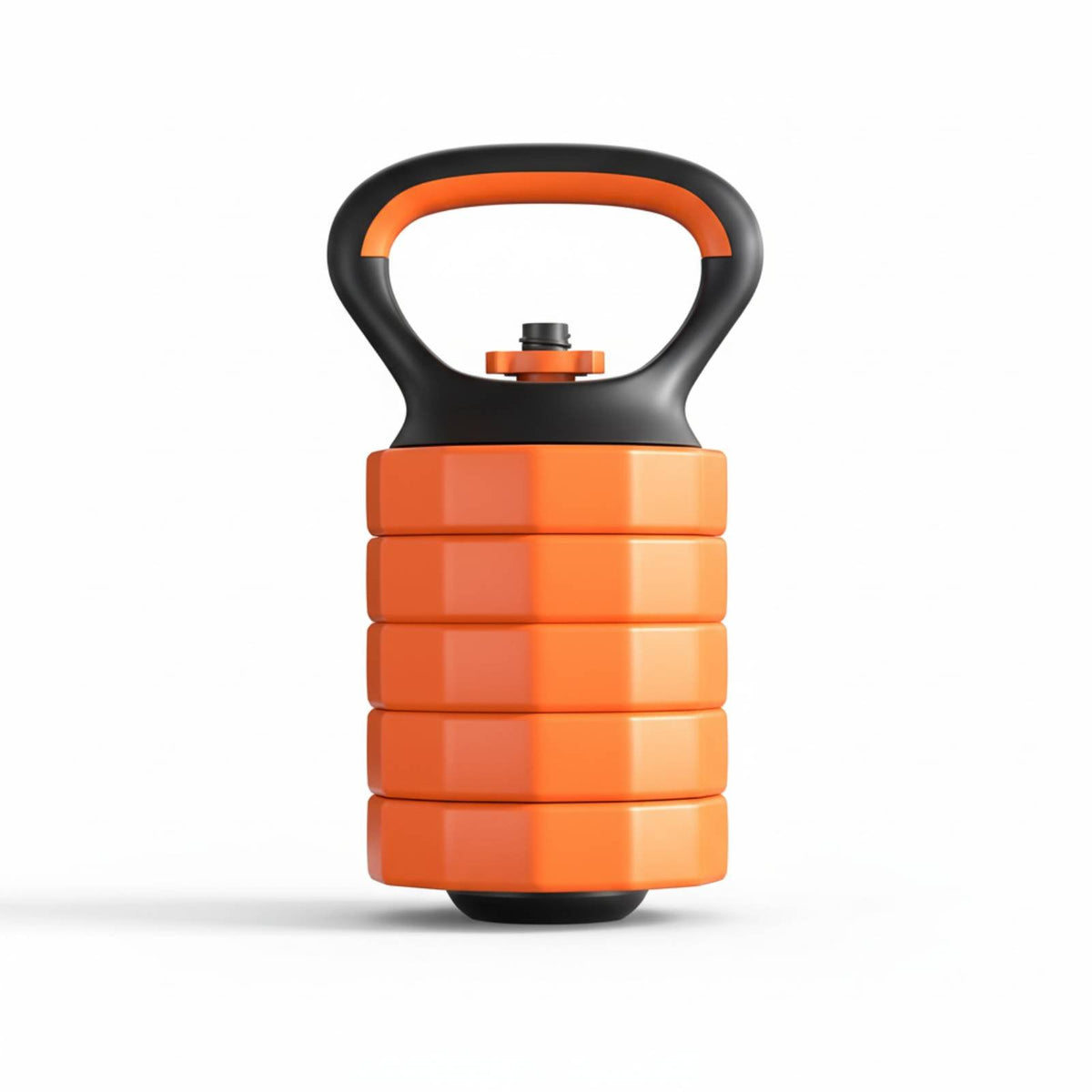 Adjustable Weight Kettlebell for Men, Home Fitness Equipment, Iron Coated, Multi-Functional Non-Slip Handle