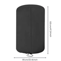 Tire Stack Cover Heavy Duty Tire Cover with Zipper Tear-Resistant for Auto Enthusiasts, Driveway, Garage