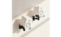 Speaker Wall Mount Bracket Rotating Speaker Bracket with Adjustable Arm Heavy-Duty Stable for Audiophiles, Home Theater