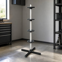 Tyre Rack Upright-Wheel Stand Compact Tyre Tree for Vehicle Owners