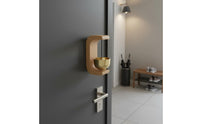 Wooden Entry Chime No Required Door Chime Soothing Sound Wood and Brass Bell for Shop Entrance