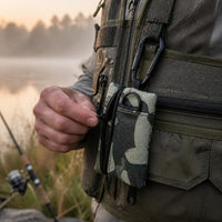Minimalist Outdoor Tactical Coin Purse with Zipper for Camping Hiking Fishing Keys Headphones