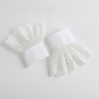 Lace Sleeve Cuffs Flared Lace Wrist Cuffs Delicate Apparel for Women