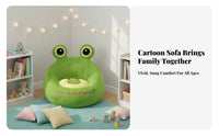 Removable and cleanable Cover creature Character Chair Cartoon look Novelty Foam Armchair Cute Design children's Furniture Child-Safe fastener for Toddlers, Preschoolers, Kids 18 months+, Kindergarten, literacy Corner, Playroom, Living Room