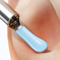 Ear Cerumen Removal Tool with Camera Easy to Use Ear Cleaning Tool with Camera Soft Slim for Adults, Home, Bathroom
