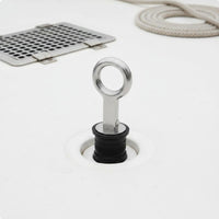 Rubber Bilge Plug Leakproof Seal Snap Handle Drain Plug Marine Hardware for Kayak, Yacht