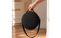 Round Storage Bag Portable Round Bag with Shoulder Strap Adjustable for Commuters, Commuting