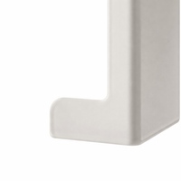 Bedroom Wall-Mounted Paper Towel Dispenser for Kitchen, Iron Rectangular Tissue Box Holder with Fridge Mount