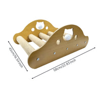 Litter-Cleaning Ramp Stable Construction Pet Furniture Climbing Play