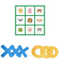 Fun Competition X and O Toe Relay Race Game Reusable Giant X and O Toe Game Long-Lasting Material Large Noughts and Crosses Set Lightweight Pieces for Parties