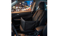 Double-Layer Dog Car Seat Waterproof Pet Car Bed Wear-Resistant Pet Travel Bed Foldable