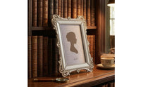 Embossed Scrollwork Ornate Resin Frame Court-Inspired Tabletop Photo Frame Rectangular