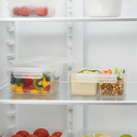 Portable Fruit Container with Lid for Kids and Students, Food-Grade Refrigerator Storage Box