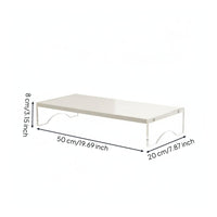 Space-Saving Acrylic Computer Screen Stand Multi-Functional Monitor Riser with Storage Long-Lasting and Stable Computer Screen Riser with Storage Sturdy Construction for Study
