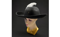 Flannel Pirate Hat Lace Trim Headwear Soft