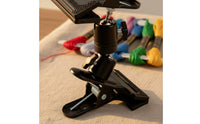 360-Degree Embroidery Stand with Clamp Base Adjustable Embroidery Stand with Clamp Detachable Compact for Embroiderers