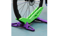 Cycle Parking Stand Curved Cradle Floor-Standing Bike Stand Freestanding Bike Rack ABS Plastic Rigid Construction
