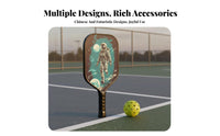 Pickleball Paddle Non-Slip Grip Pickleball Paddle Set Lightweight Shock Absorption for Tournament Play