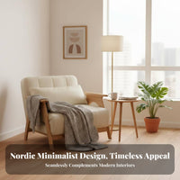 Space-Saving Design Foldable Sleeper Armchair two-wayUse Sofa Bed Minimalist design transformable Chair Adjustable spinerest for Small Apartment Residents, Students, Young Adults, Bedroom