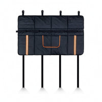 Padded Tailgate Pad with Storage Pockets Protective Cycling Tailgate Pad Reinforced Non-Slip for Cyclists, Mountain Bikers, Outdoor Adventures