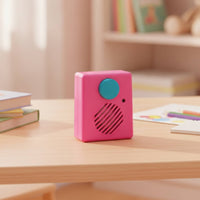 3-Minute Recording Box Single-Button Voice Box Compact Voice Recorder with Speaker Battery-Operated for Teachers, Students, Classroom, Interactive Displays