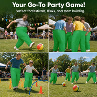Granny Pants Outdoor Yard Game Set with Ball Launcher