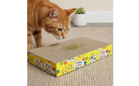 Includes Catnip Cat Scratching Board Cardboard Cat Scratcher Recyclable for Cats