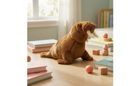 Walrus Stuffed Toy Soft Walrus Stuffed Animal Realistic High Quality for Children, Playroom, Bedroom