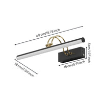 No Wiring Wireless Controller Control Picture Light Dimmable Rechargeable Picture Light 3 Color Temperatures for Art Display
