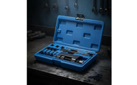 Heavy-Duty Chain Breaker Set Interchangeable Chain Removal Tool Portable Sturdy for Mechanics, Motorcyclists, Cyclists, Garage, Workshop, Roadside Repair