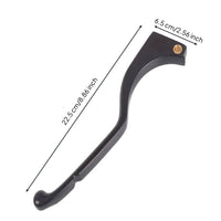2 Pieces Aluminum Construction Clutch and Brake Lever Set Black Finish Motorcycle Brake Clutch Lever Set Oxidation Resistant Motorcycle Hand Levers