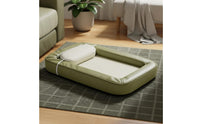Breathable Material Cooling Pet Bed Reversible Design Cooling Pet Mat Non-Slip Bottom Washable Cat Bed Pressure Relief for Cats, Dogs, All Seasons, Summer