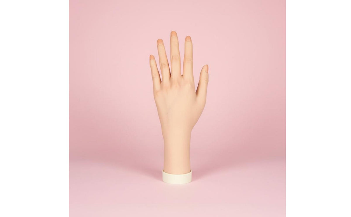 Nail Art Practice Hand Lifelike Nail Art Training Hand Versatile for Live Broadcasting