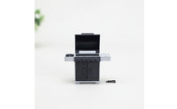 1:12 Scale Miniature Barbecue Grill Lifelike Miniature BBQ Grill Lightweight Toy Movable for Collectors