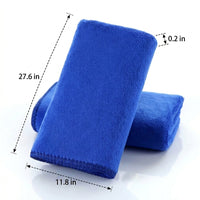 Extremely-Thick Microfibre Cloths for Car Cleaning, Anti-Shed Towel with Bound Edges, High Absorbency 30cm x 70cm Car Drying Towel, Microfiber Towel
