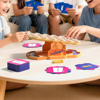 Parent-Child Balance Quiz Game Interactive See-Saw Quiz Game Fast Paced Toy Multiple Rounds for Families