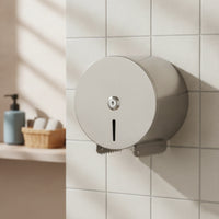 Stainless Steel Bathroom Tissue Dispenser with Shelf Rustproof Bathroom Tissue Holder with Shelf Corrosion-Resistant Compact for Businesses