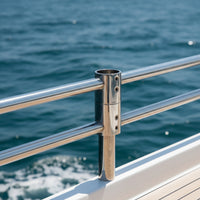 Tube Connector with Set Screws 316 Stainless Steel Handrail Connector Fitting Marine-Grade for Boat Builders, Boats, Yachts