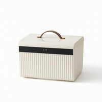 Lockable File Box with Lock Portable File Organizer Box Secure Compact for Home Office