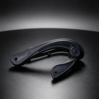 Curved Chair Armrest with Pivoting Joint Slim Armrest Pad with Screws Ergonomic Accessory Comfortable for Gamers