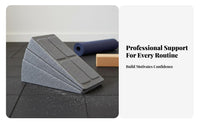 Exercise Ramp Block Portable Exercise Ramp Pilates Foam Block Easy to Clean Incline Board Ergonomic Design for Athletes