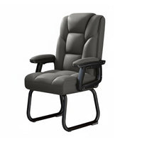 Ergonomic Design Mesh spine Guest Chair Padded Seat padding Office Furniture long-lasting Metal Frame Reception Seating Sled Base for Guests, Visitors, Meeting Attendees, Conference Room